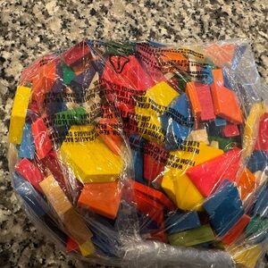 Colorful Wooden Shape Sorting Toy Set - Multicolor